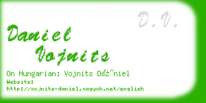 daniel vojnits business card